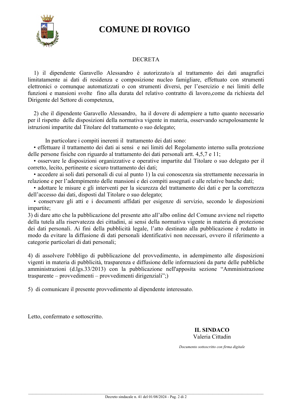 Pagina 2 del documento