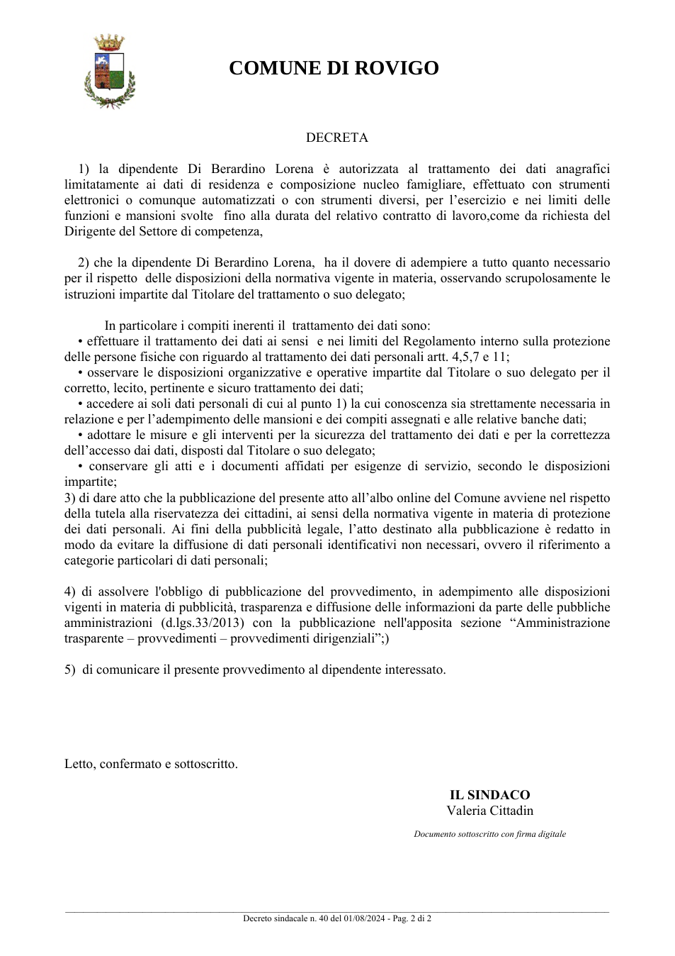 Pagina 2 del documento