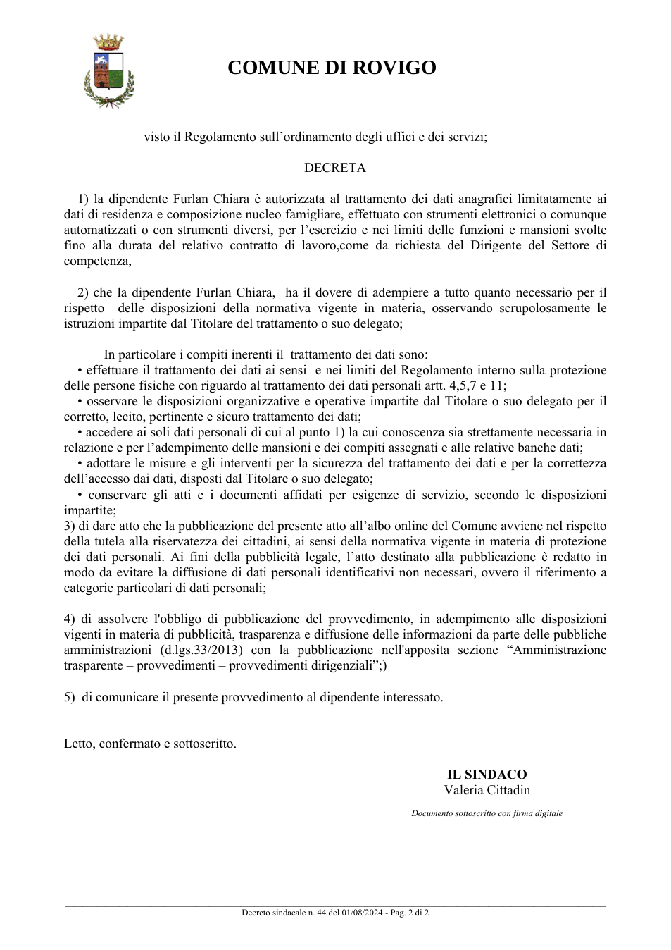 Pagina 2 del documento