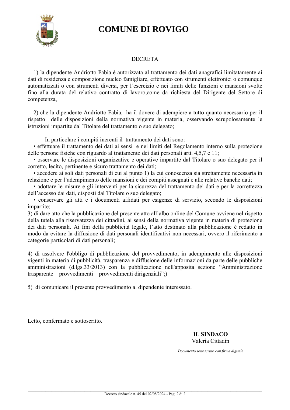 Pagina 2 del documento