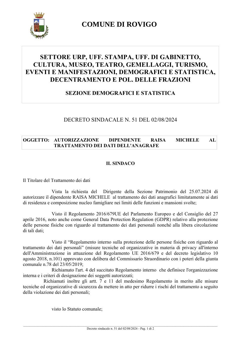 Pagina 1 del documento