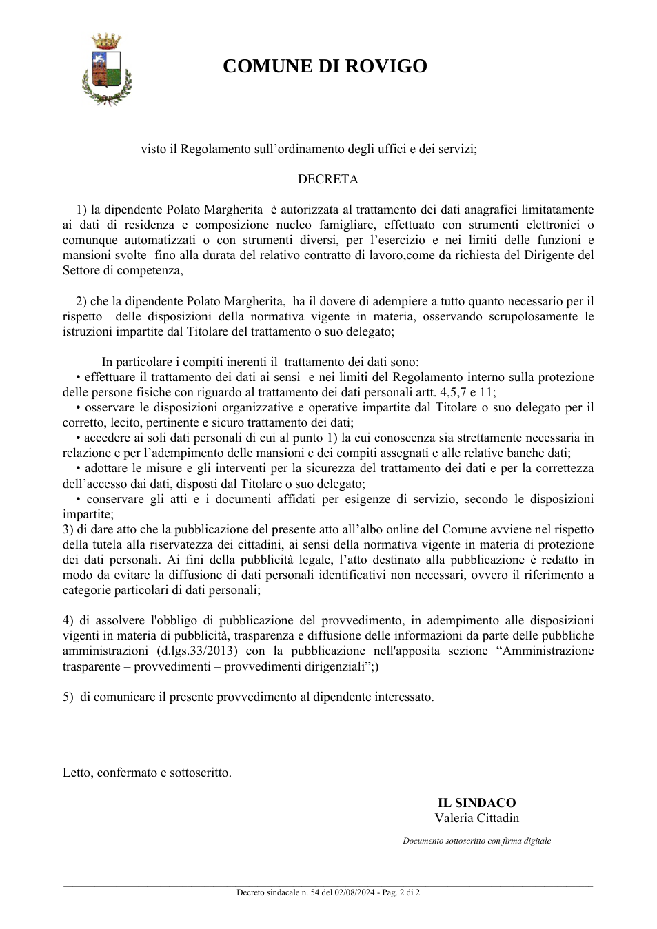 Pagina 2 del documento