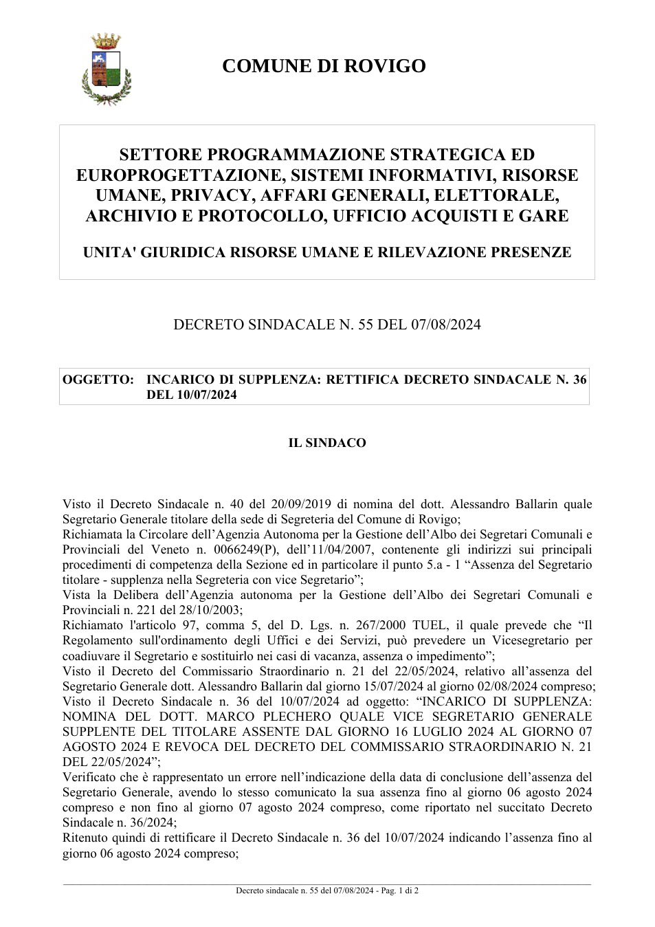 Pagina 1 del documento