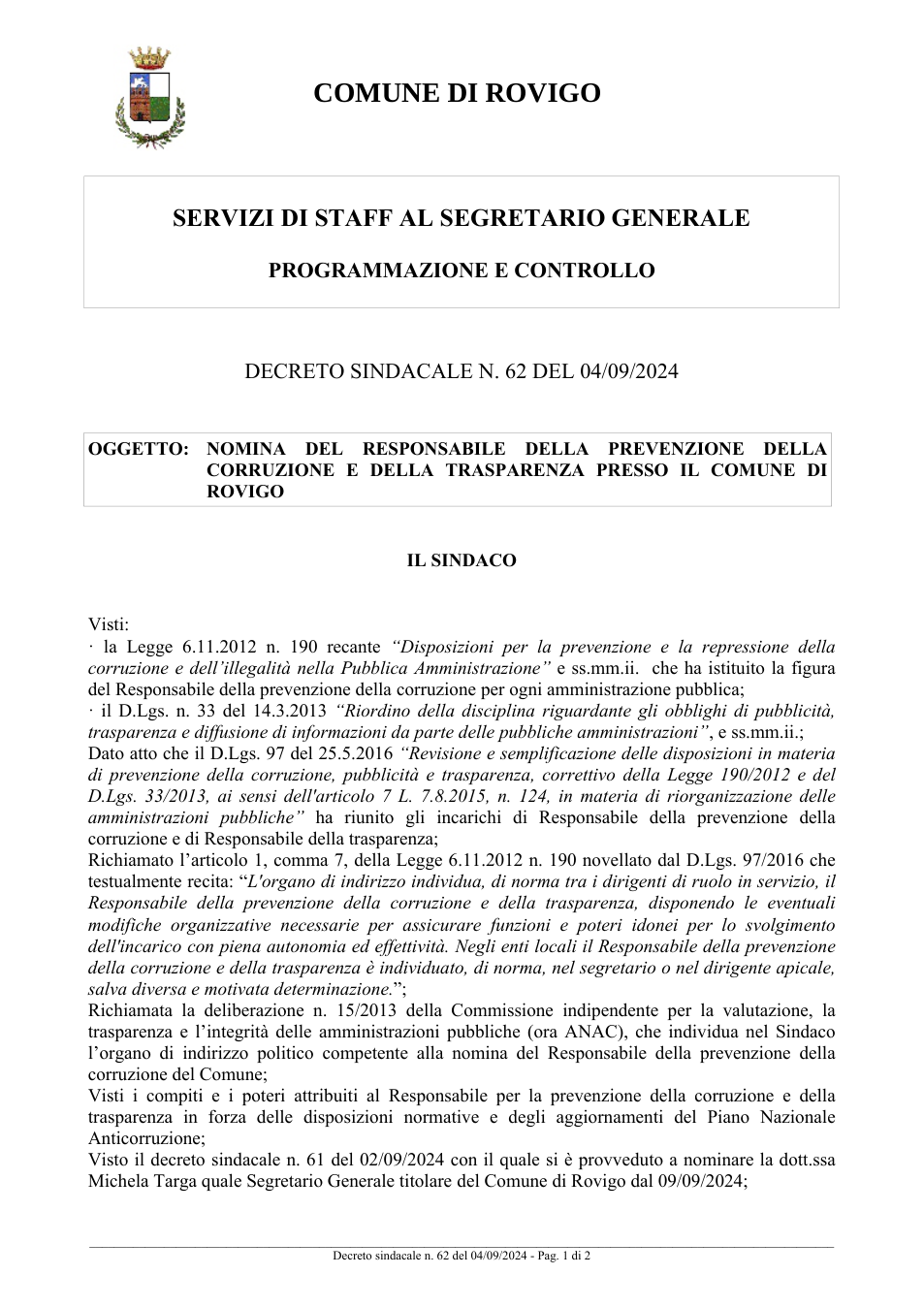Pagina 1 del documento