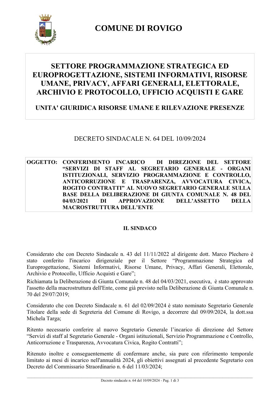 Pagina 1 del documento