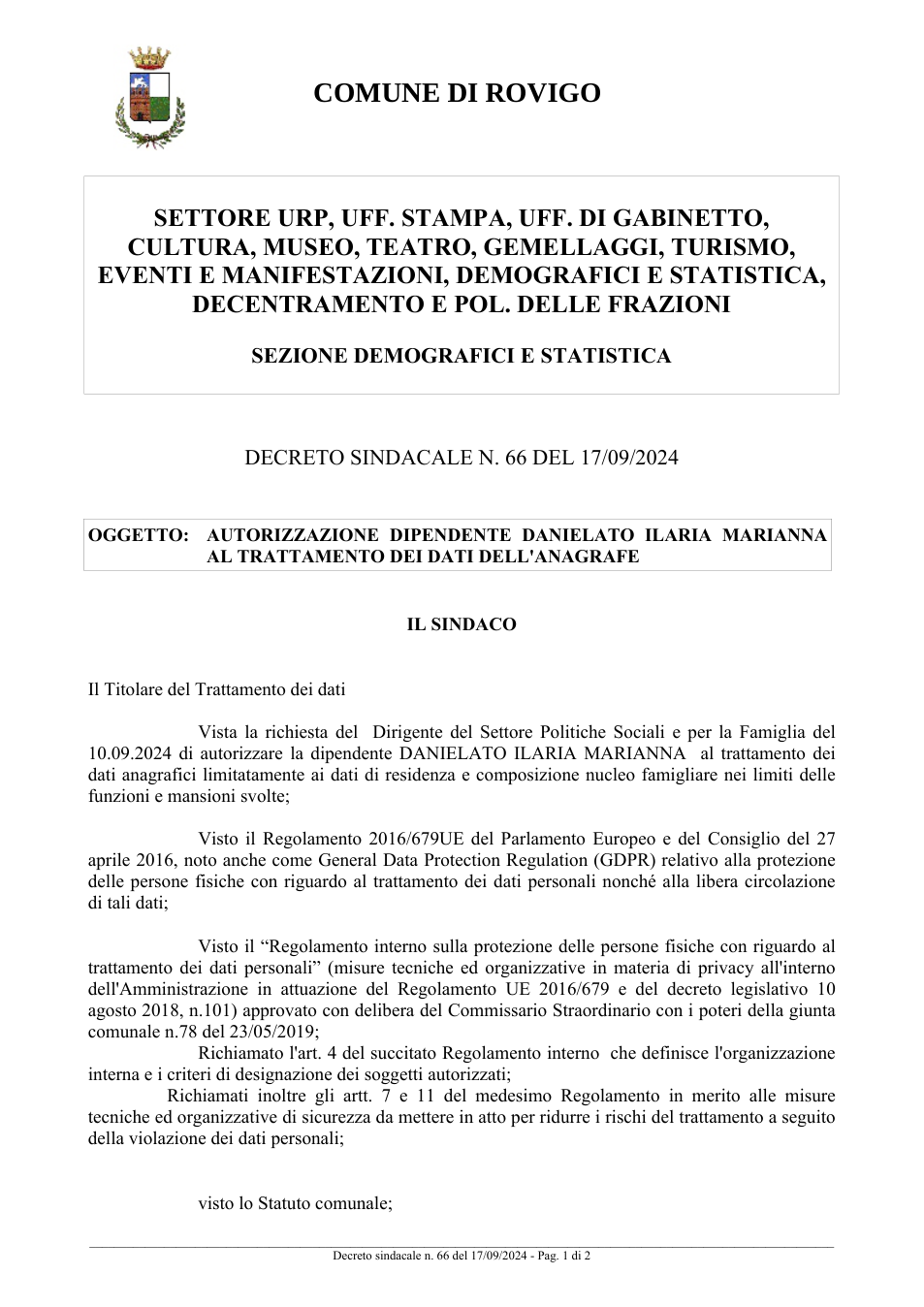 Pagina 1 del documento
