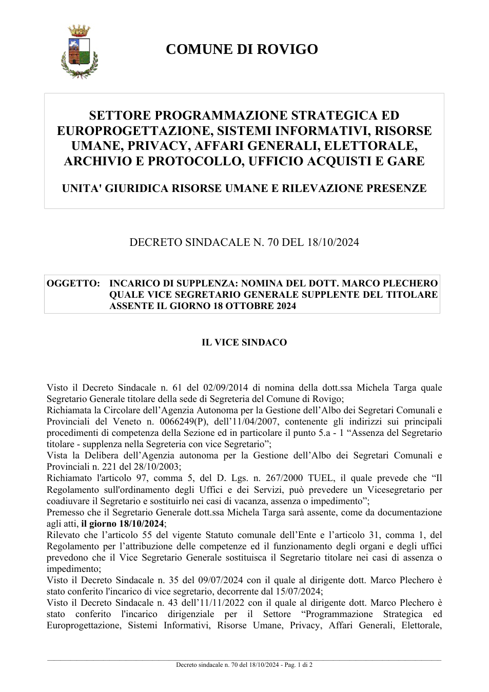 Pagina 1 del documento