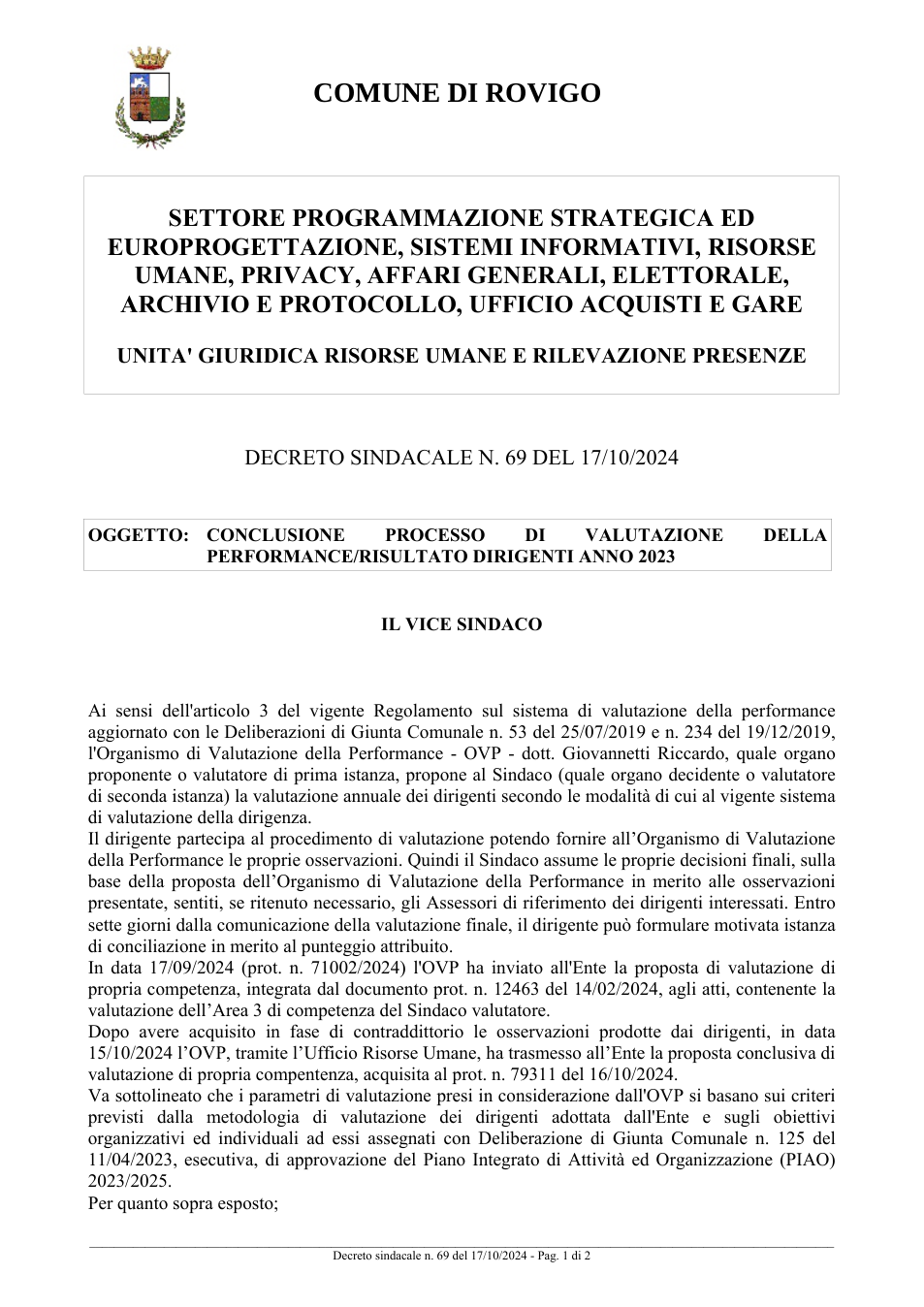 Pagina 1 del documento