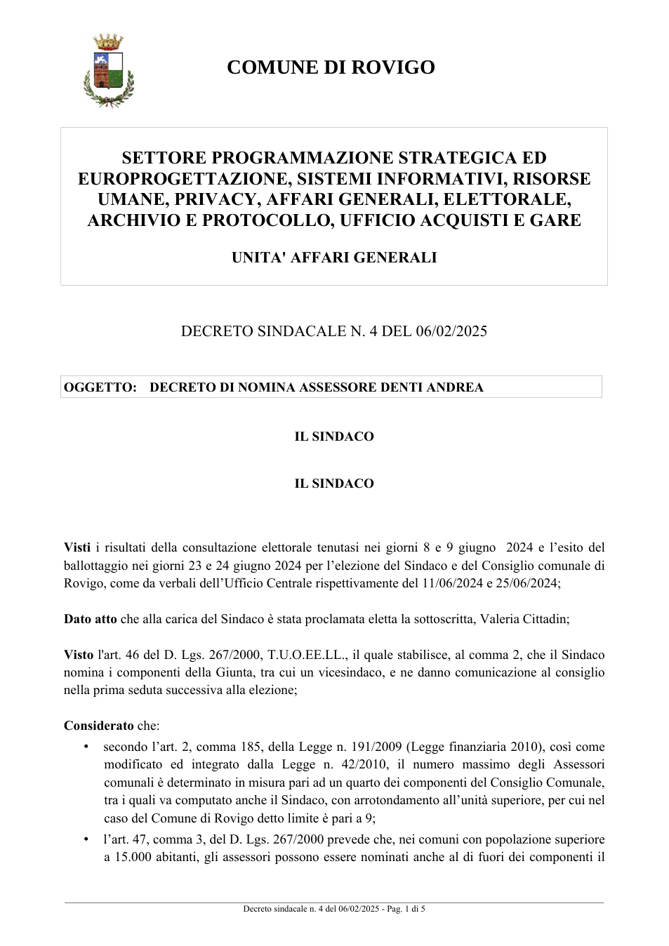 Pagina 1 del documento