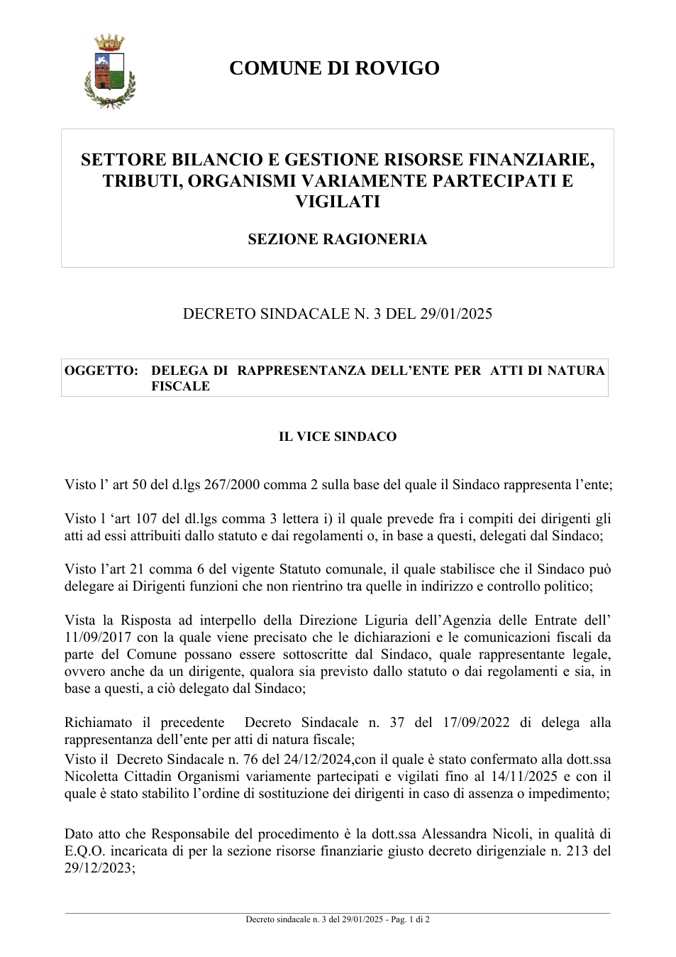 Pagina 1 del documento