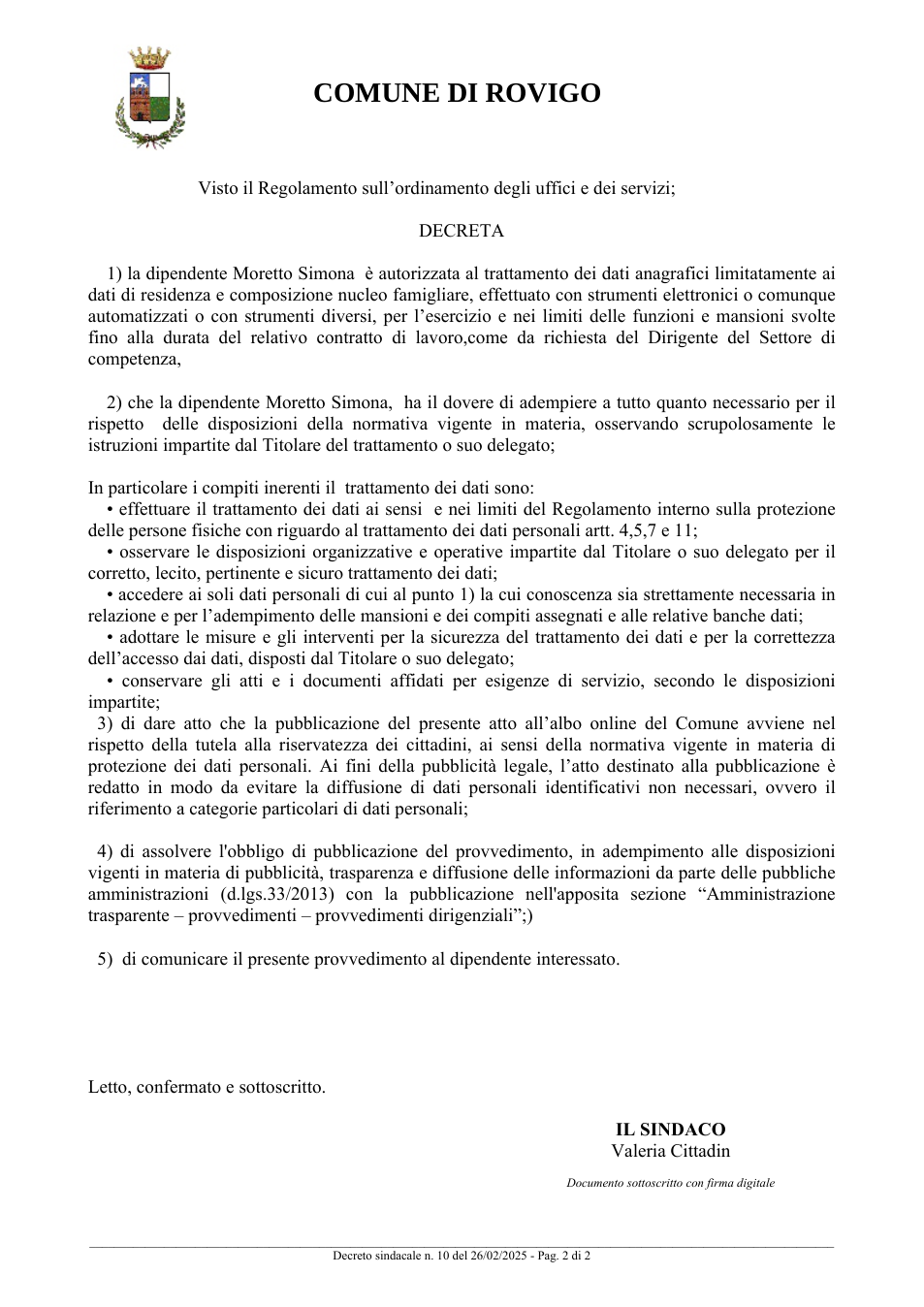 Pagina 2 del documento