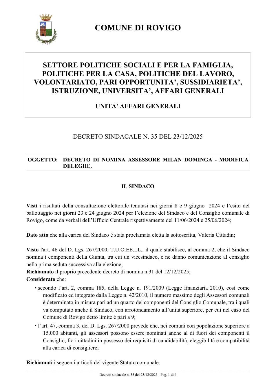 Pagina 1 del documento