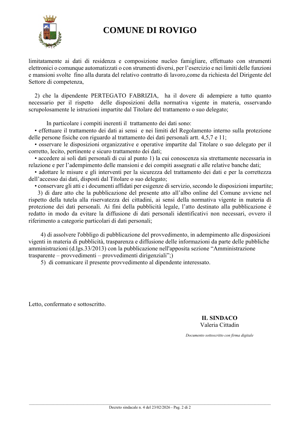 Pagina 2 del documento