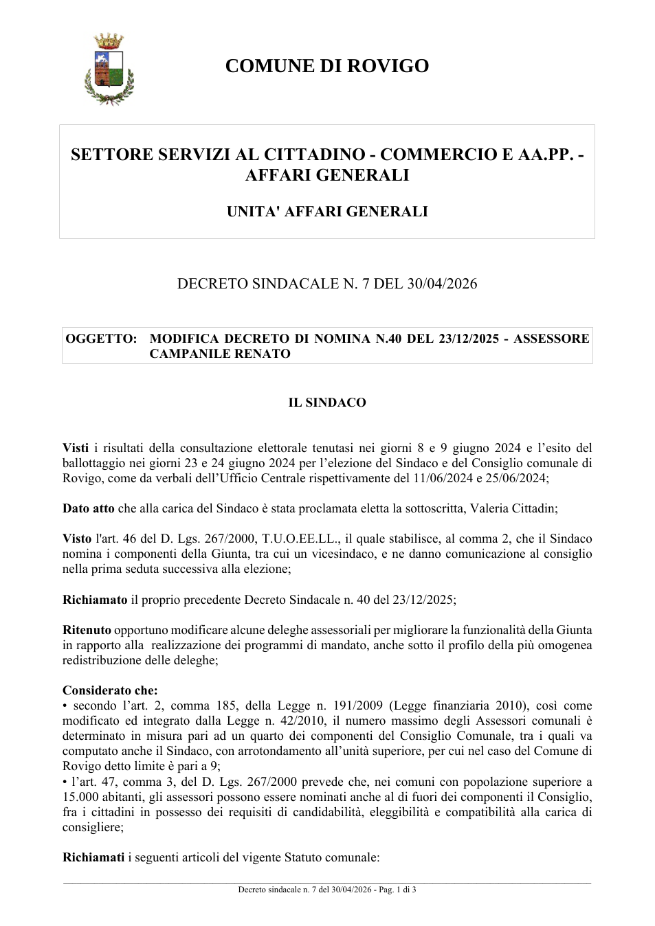 Pagina 1 del documento