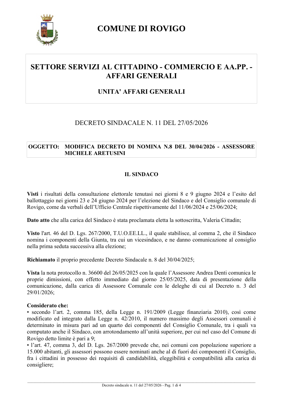Pagina 1 del documento