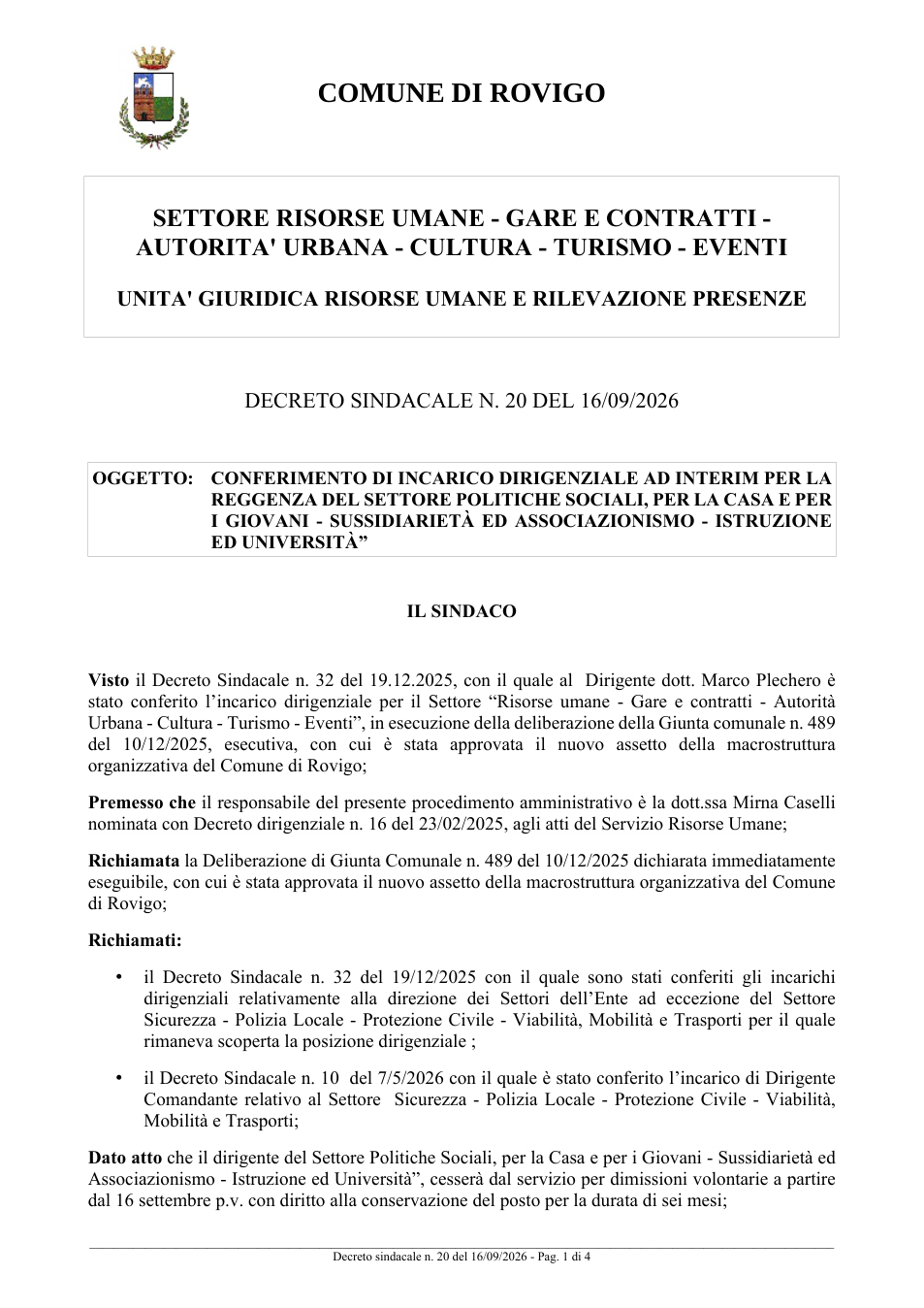 Pagina 1 del documento