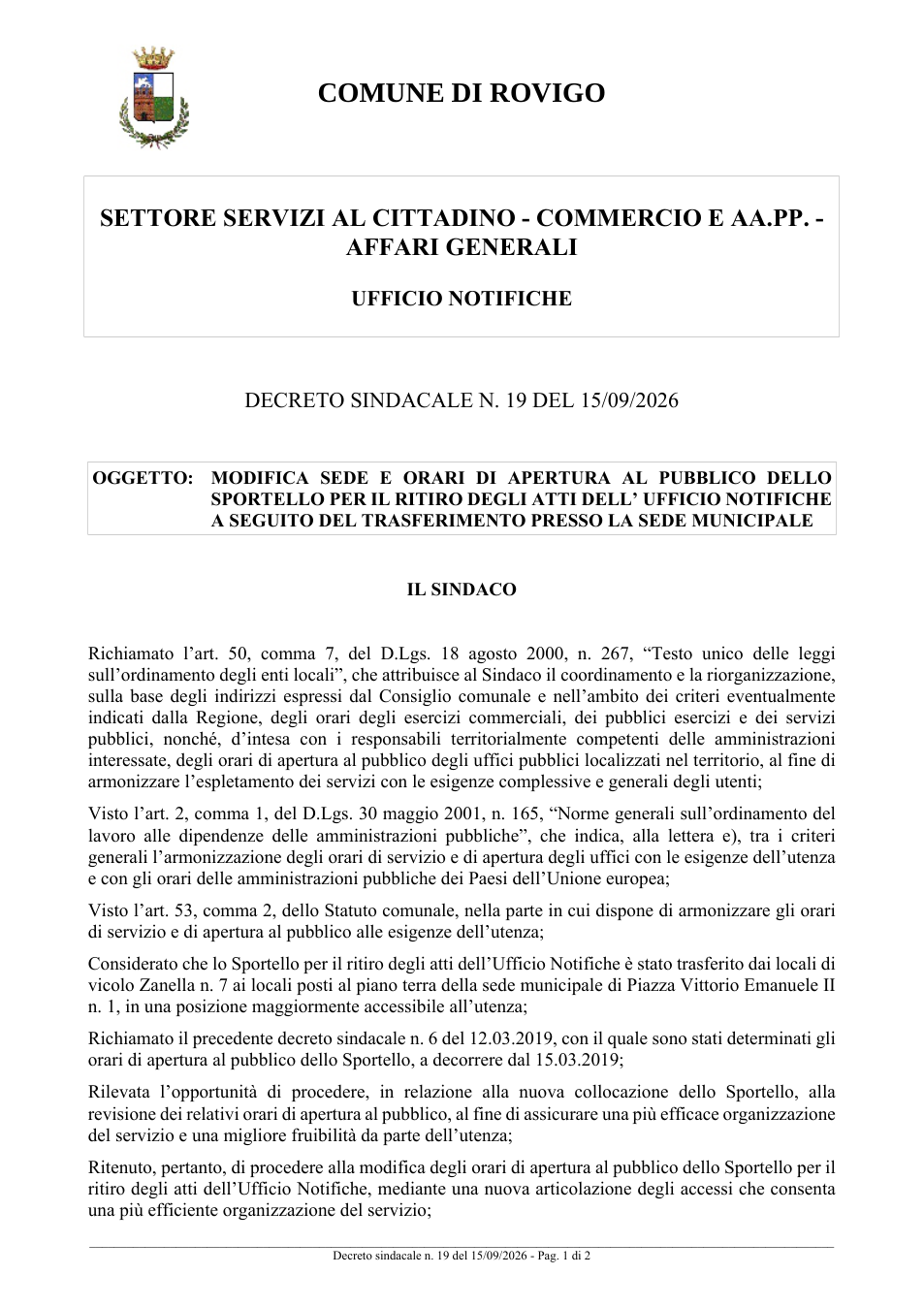 Pagina 1 del documento