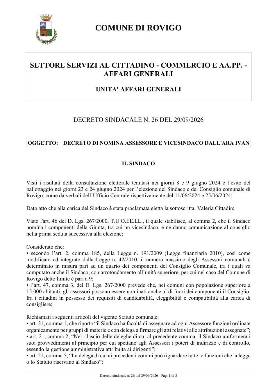 Pagina 1 del documento
