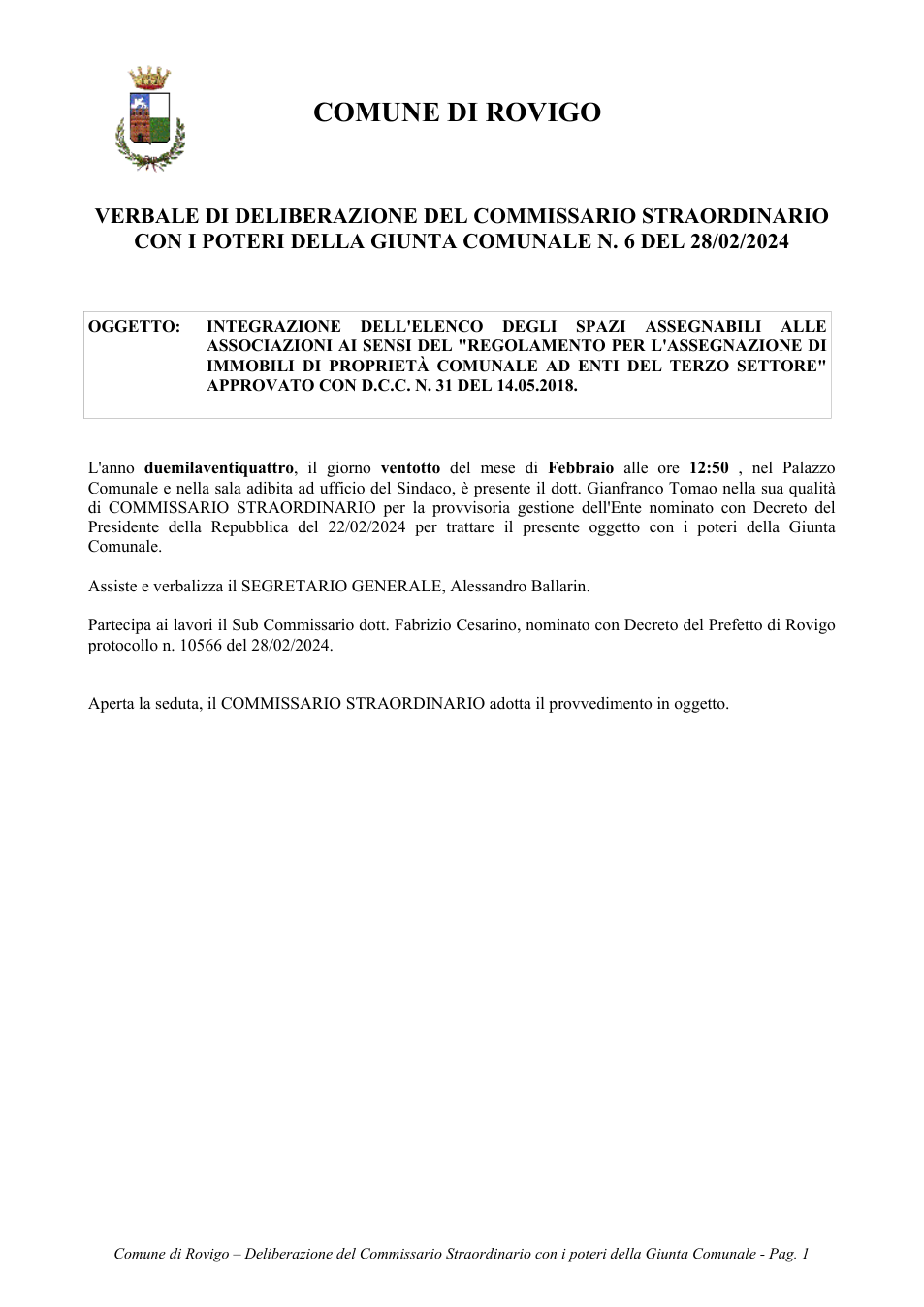 Pagina 1 del documento