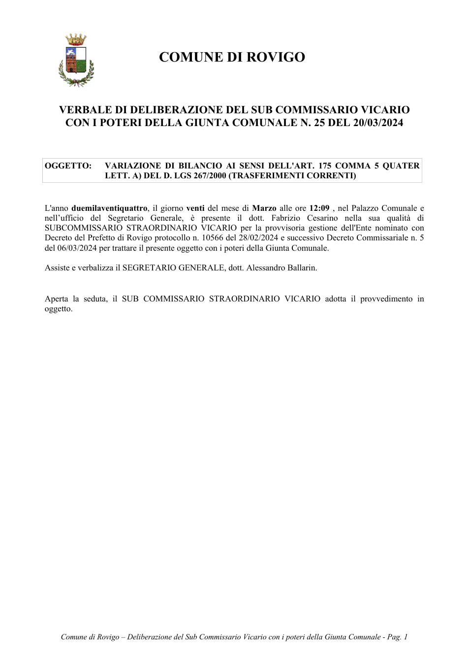 Pagina 1 del documento