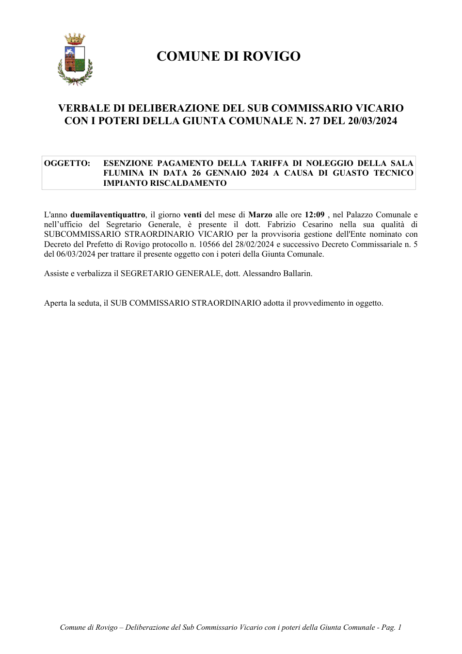 Pagina 1 del documento