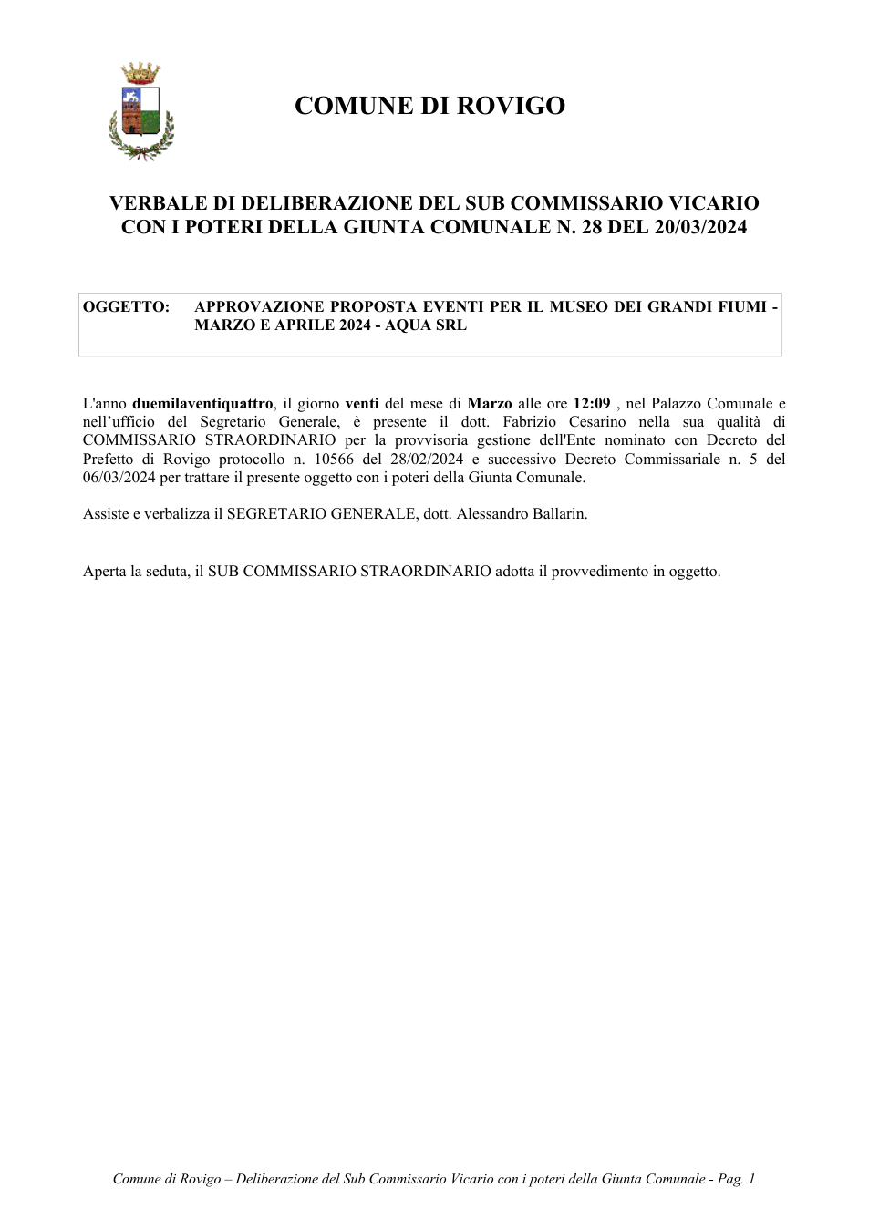 Pagina 1 del documento