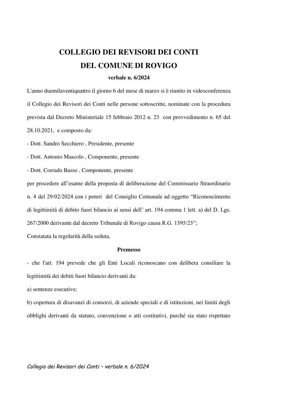 Pagina 1 del documento