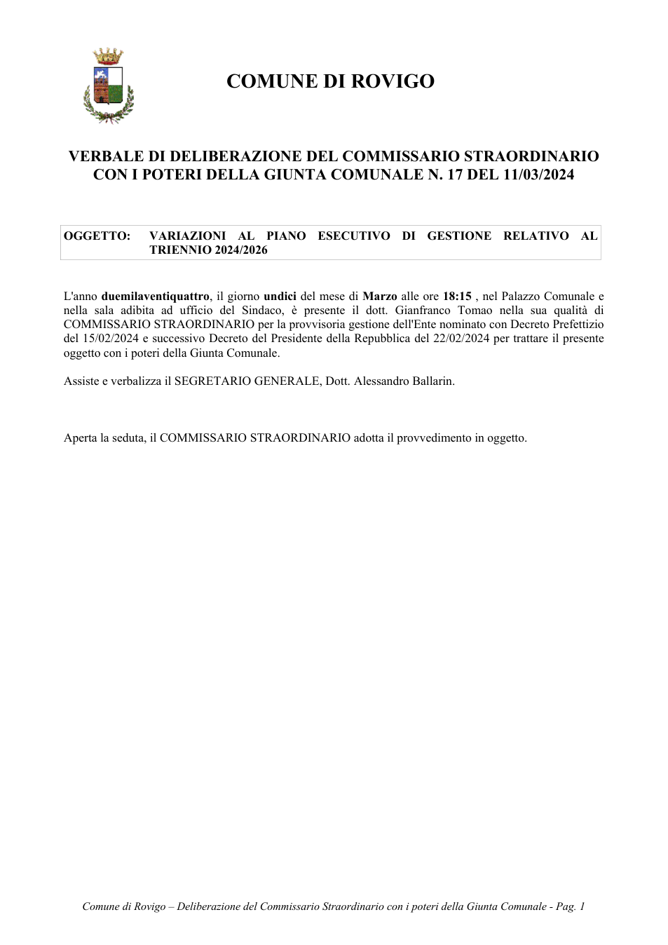 Pagina 1 del documento
