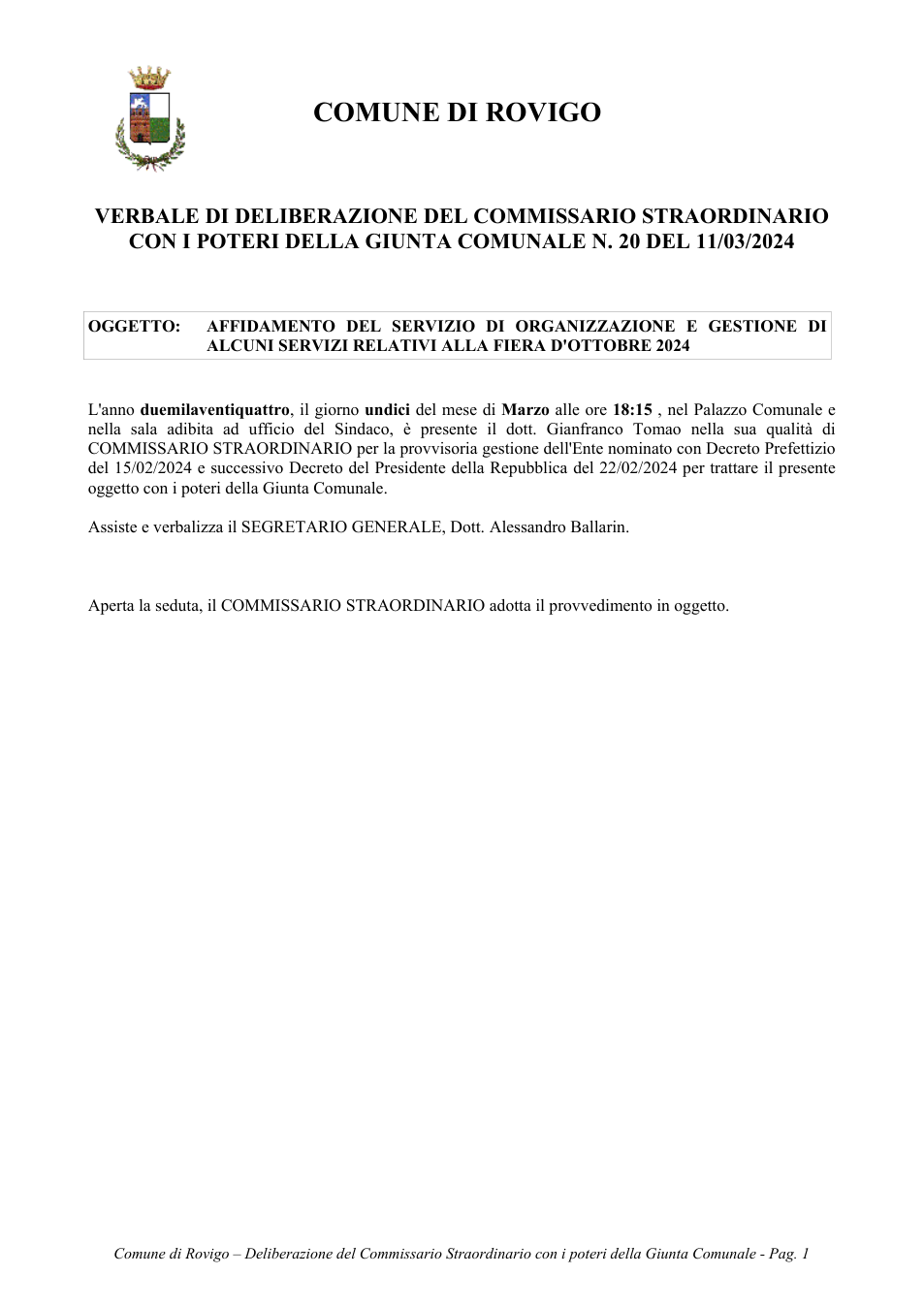 Pagina 1 del documento