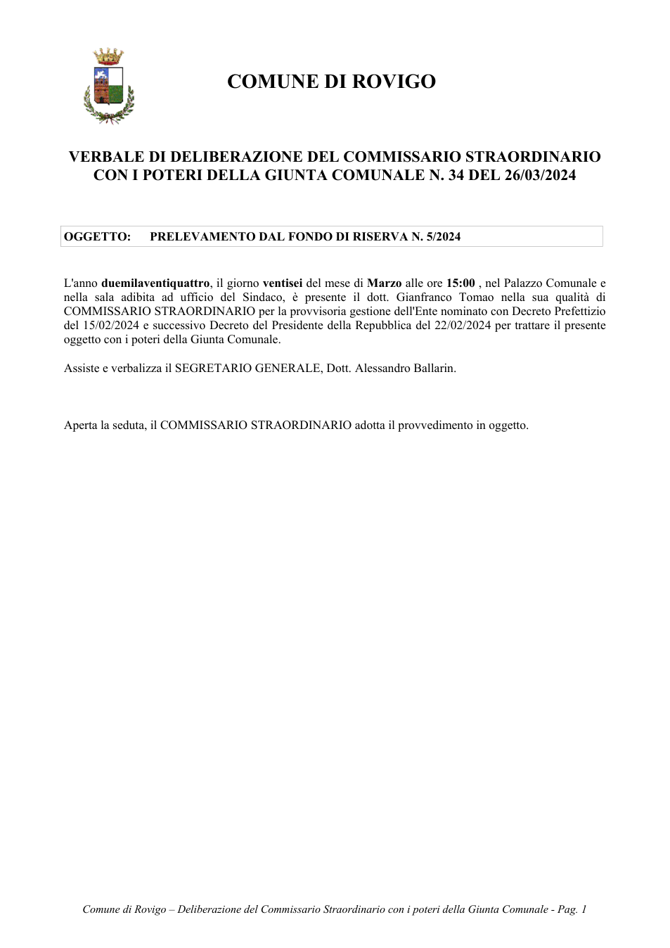Pagina 1 del documento