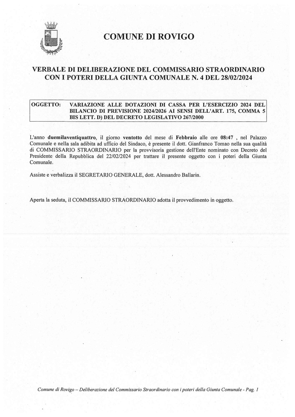 Pagina 1 del documento