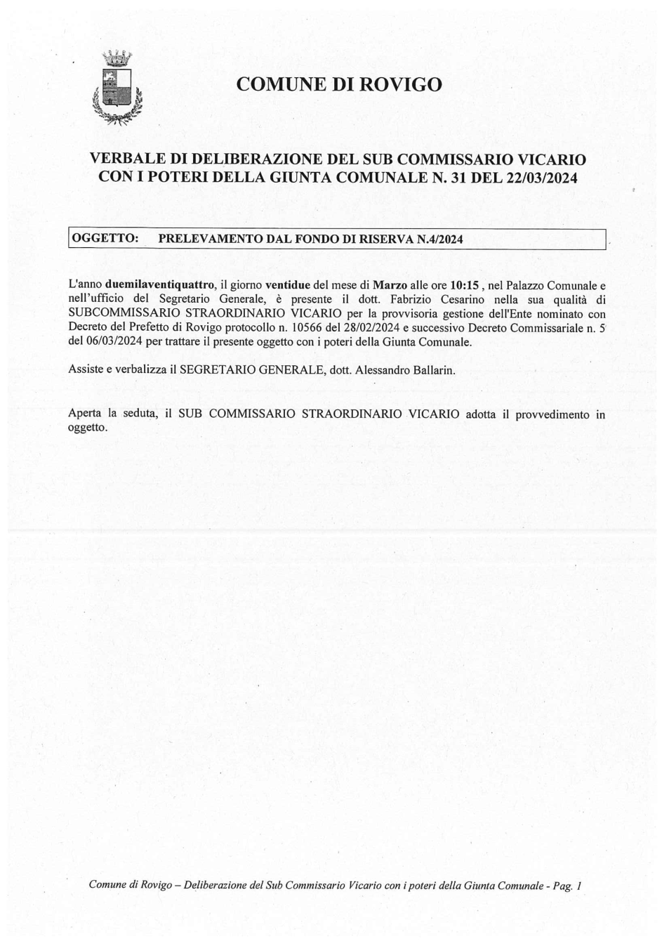 Pagina 1 del documento
