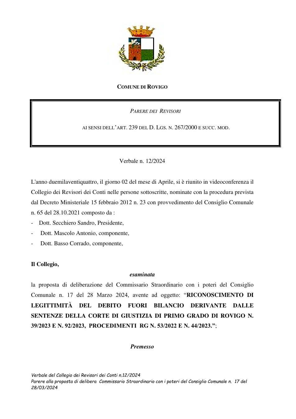 Pagina 1 del documento