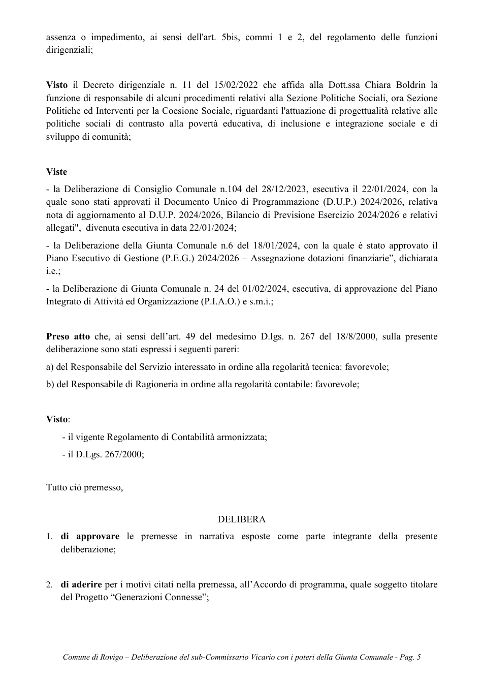 Pagina 5 del documento