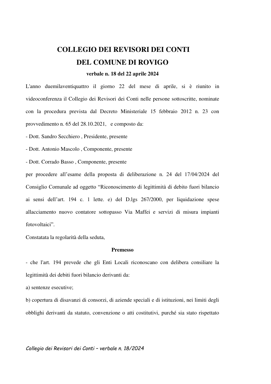 Pagina 1 del documento
