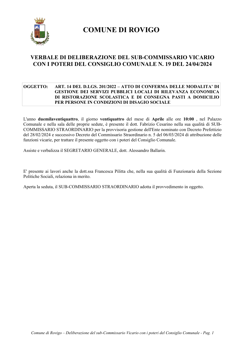 Pagina 1 del documento