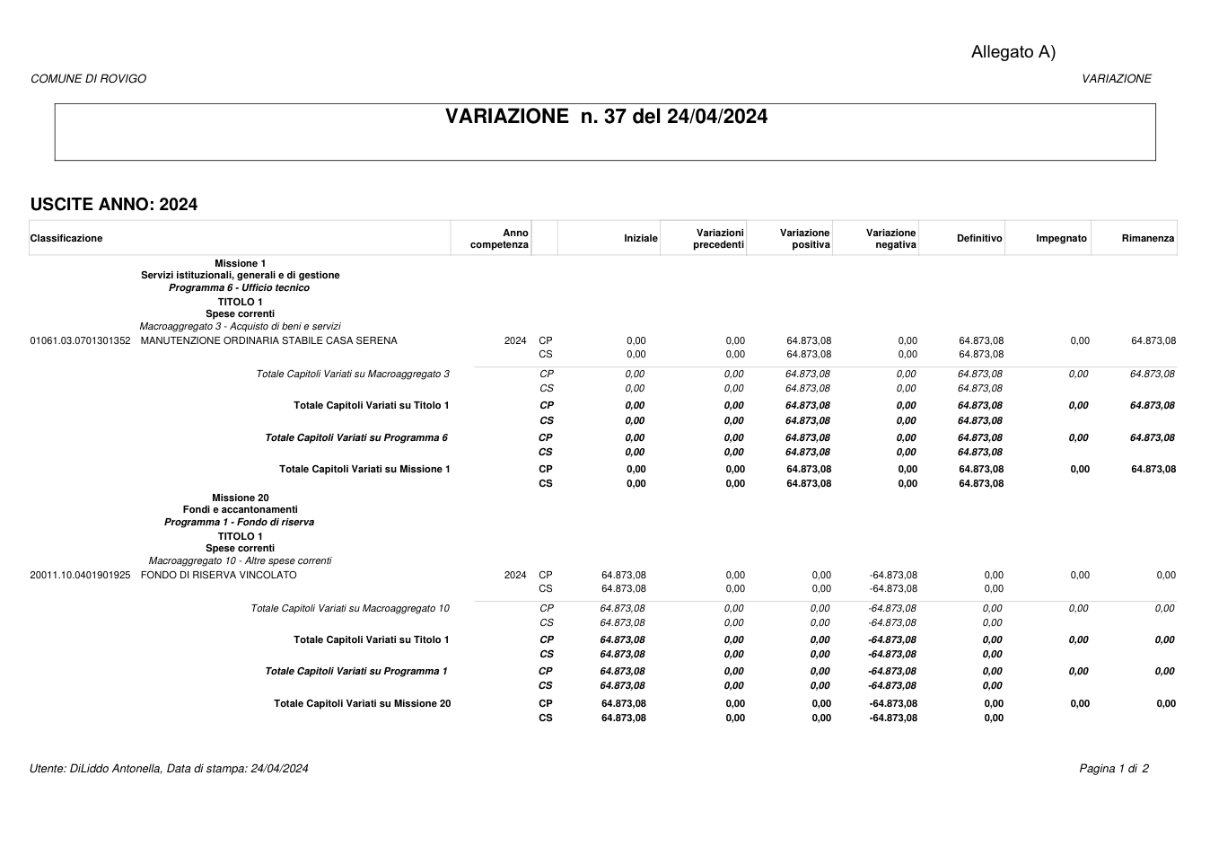 Pagina 1 del documento