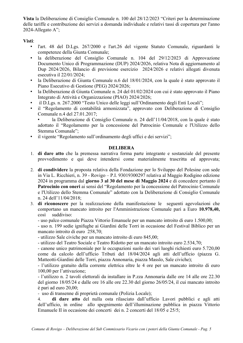 Pagina 5 del documento