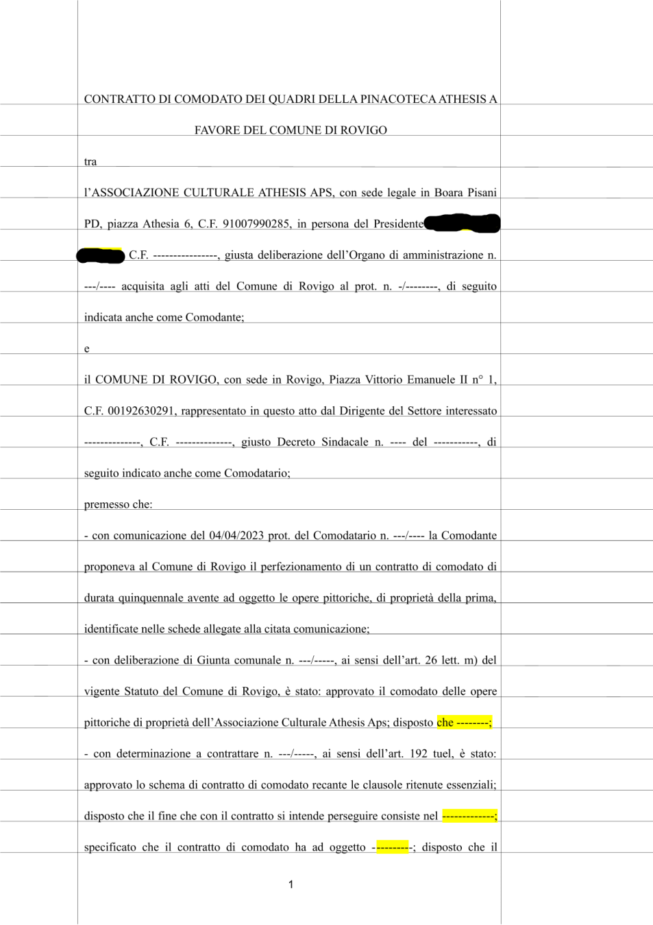 Pagina 1 del documento