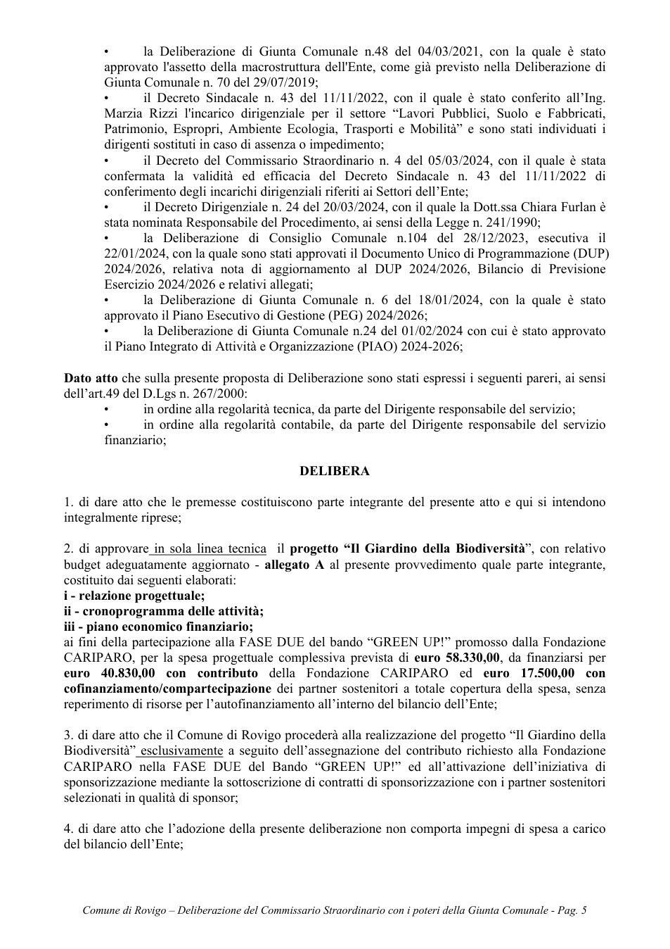 Pagina 5 del documento