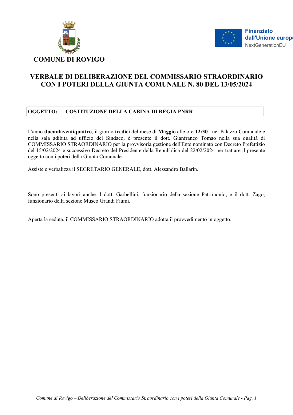 Pagina 1 del documento