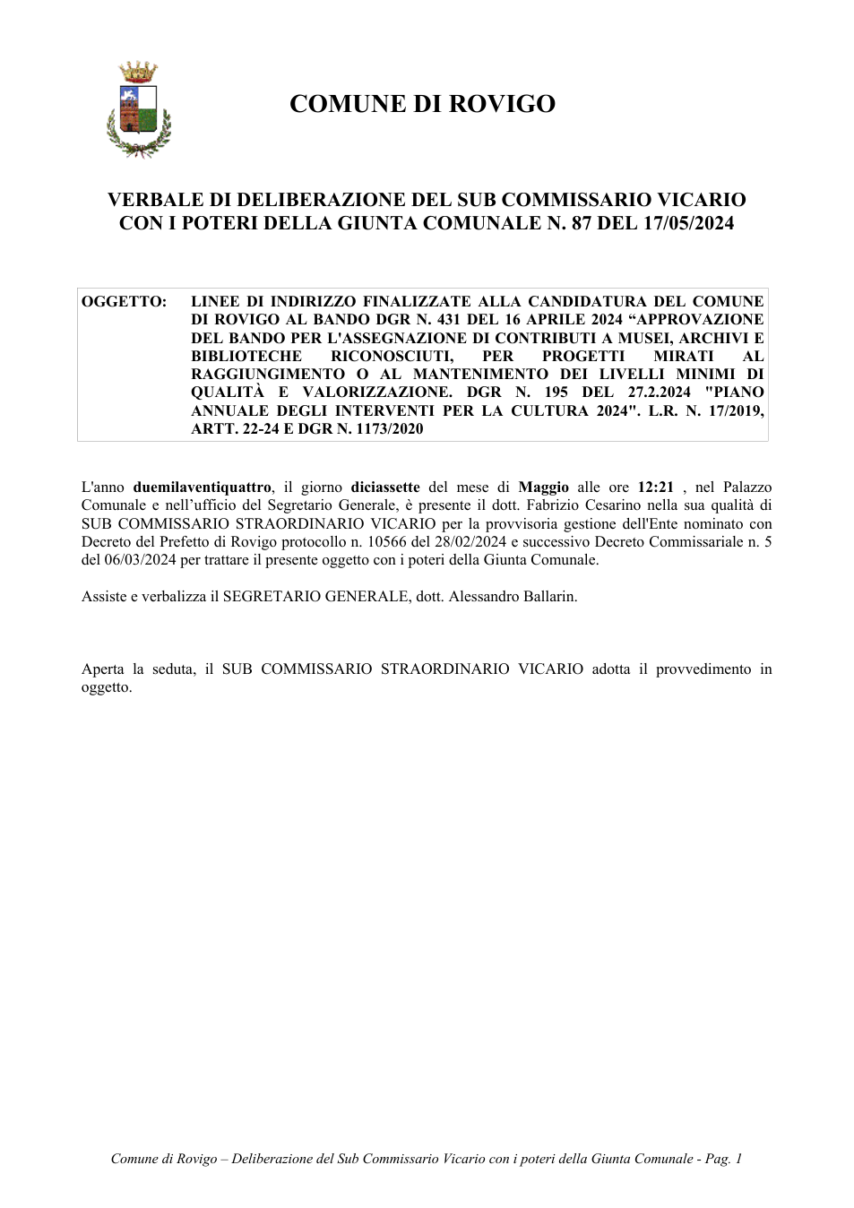 Pagina 1 del documento