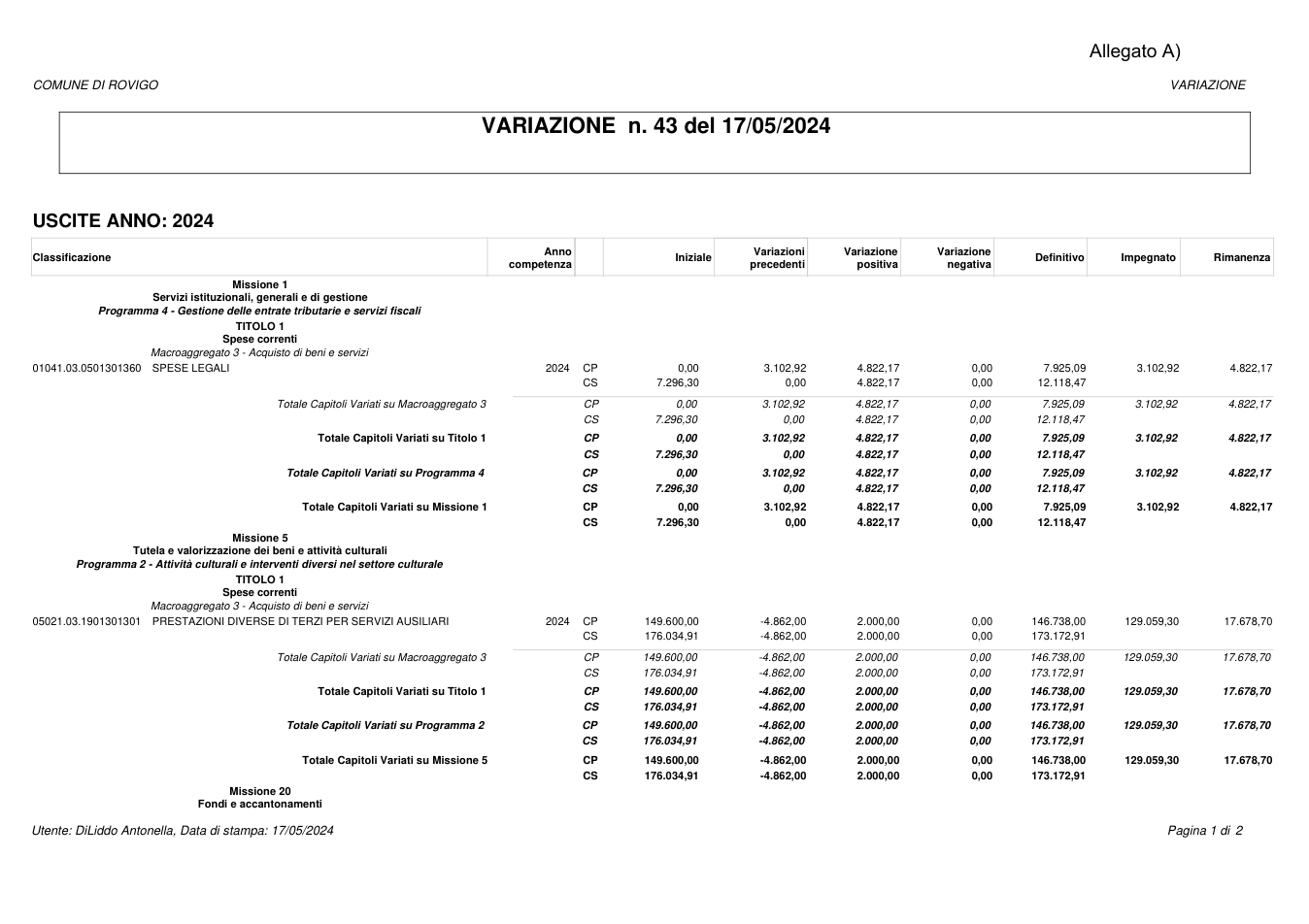 Pagina 1 del documento