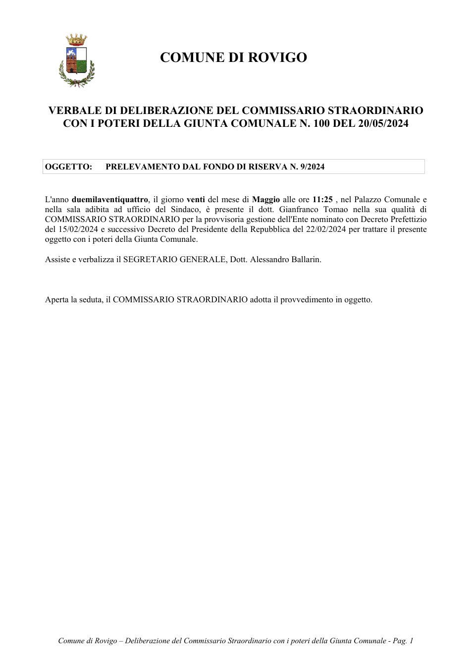 Pagina 1 del documento