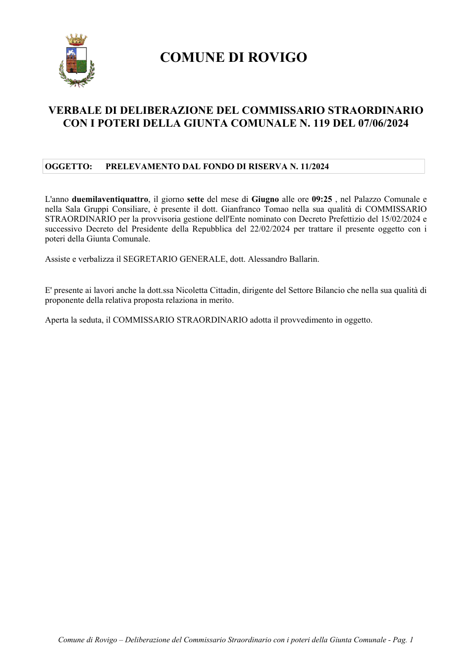 Pagina 1 del documento