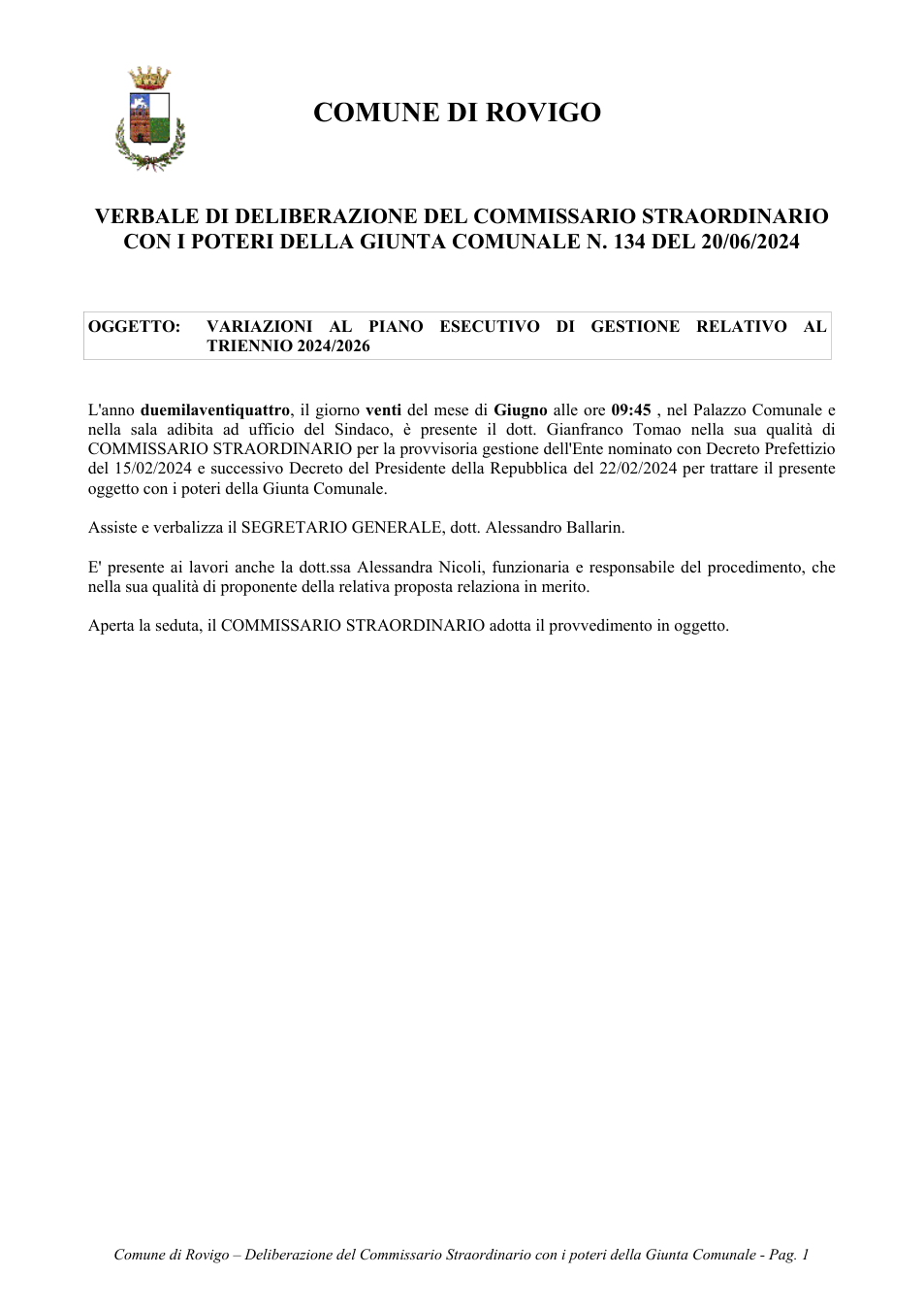 Pagina 1 del documento