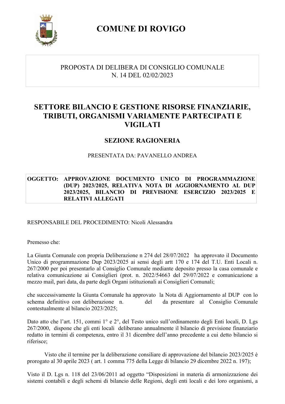 Pagina 1 del documento