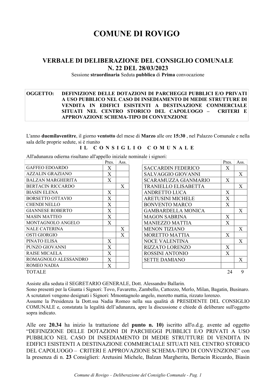 Pagina 1 del documento