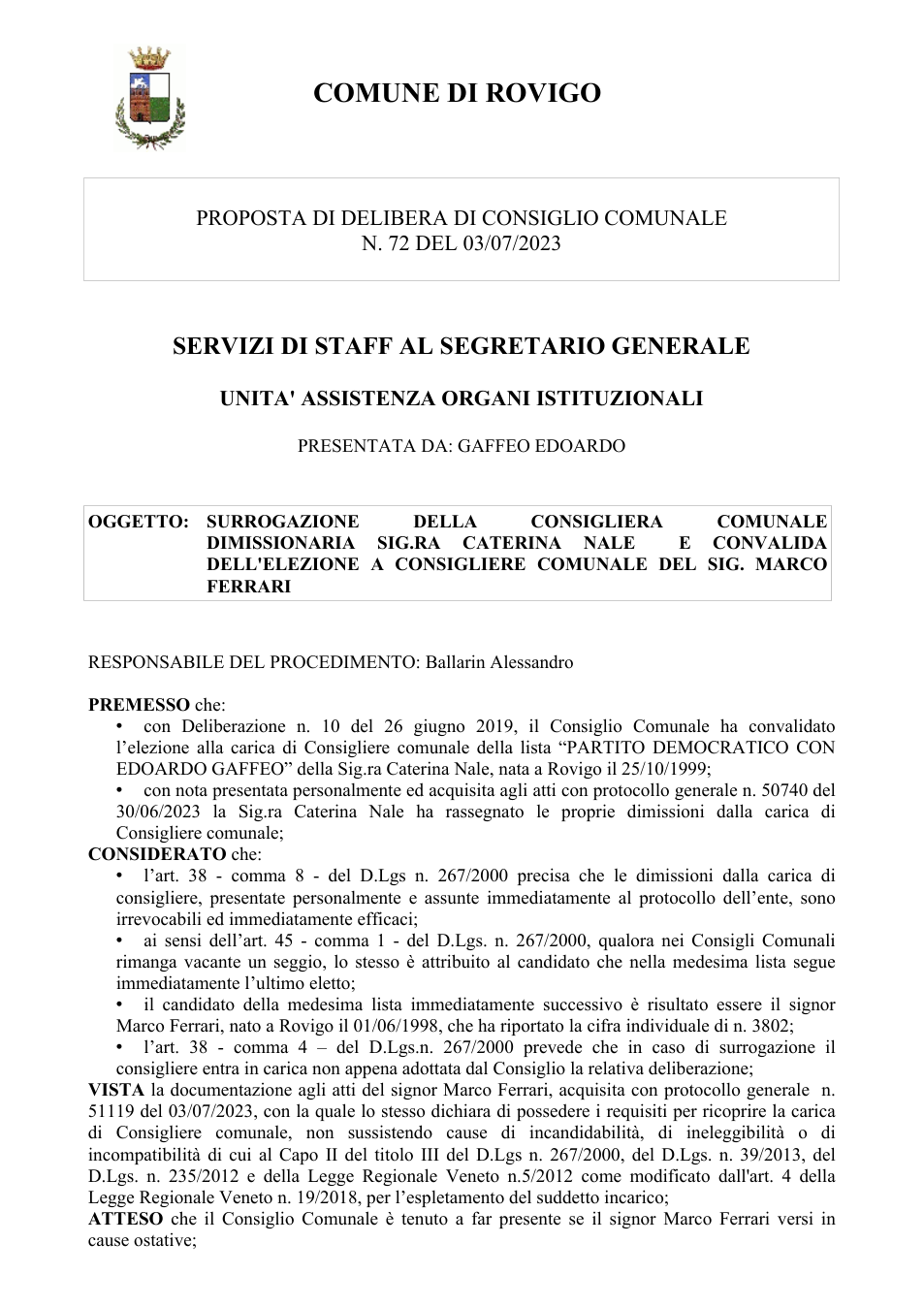 Pagina 1 del documento
