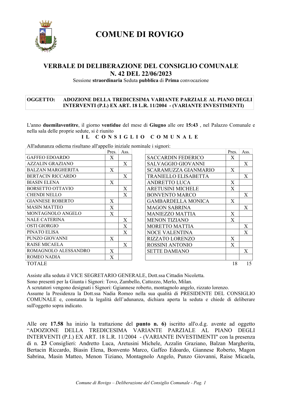 Pagina 1 del documento